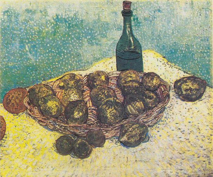Vincent Van Gogh Still Life with Bottle, Lemons and Oranges China oil painting art